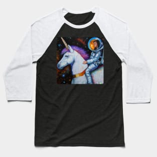 astronaut riding unicorn Baseball T-Shirt